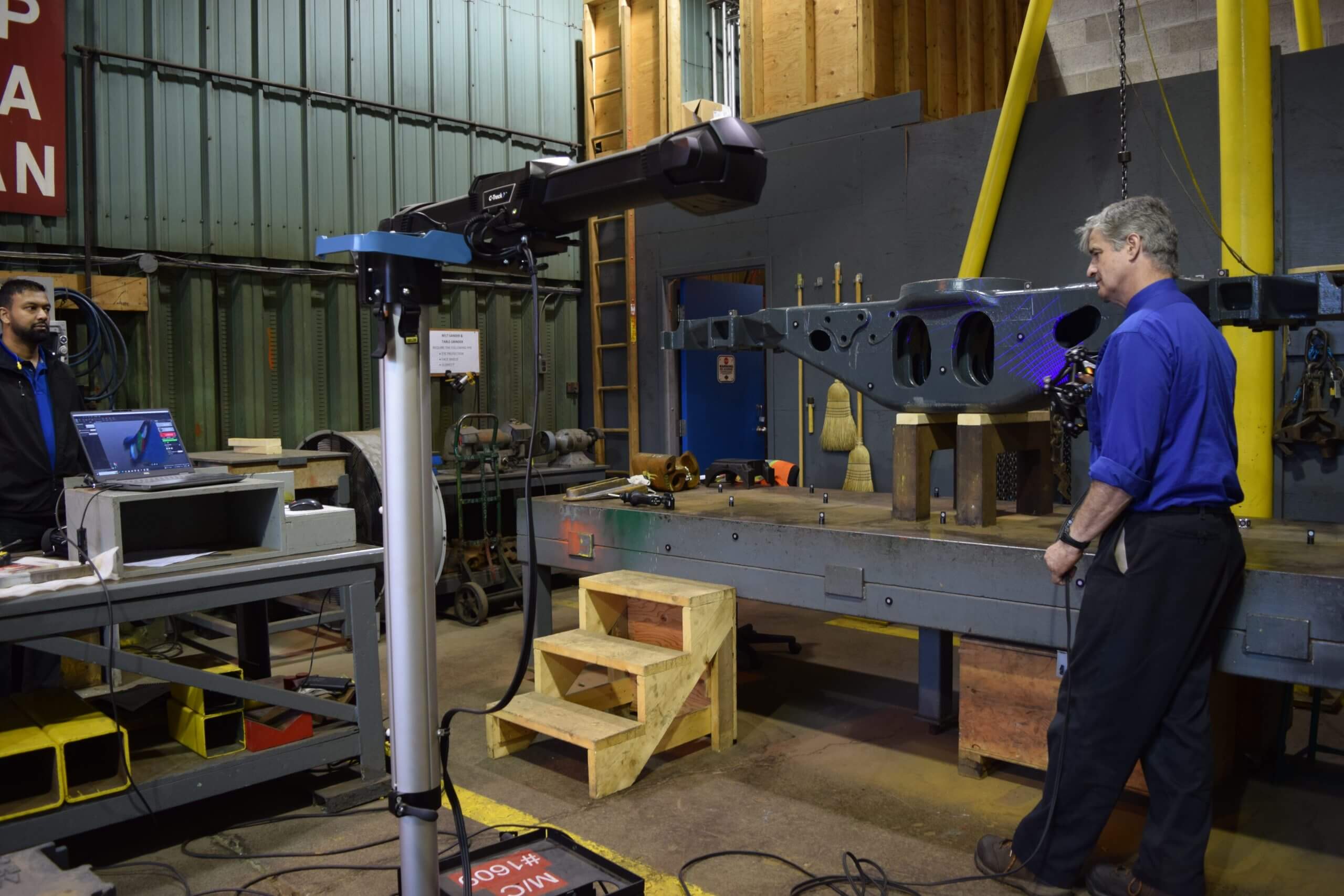 3D-измерения сложных и&nbsp;крупных сварных деталей в&nbsp;железнодорожной промышленности