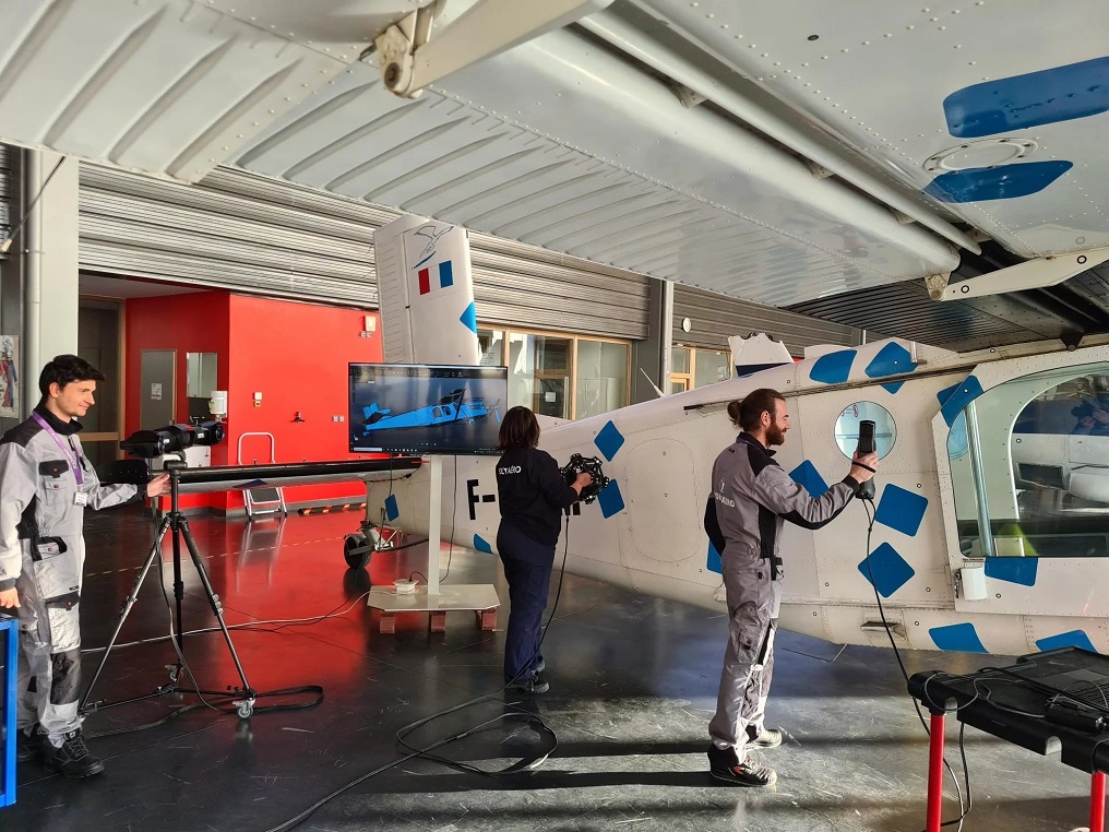 Технологии 3D‑сканирования и AR в электрификации самолёта