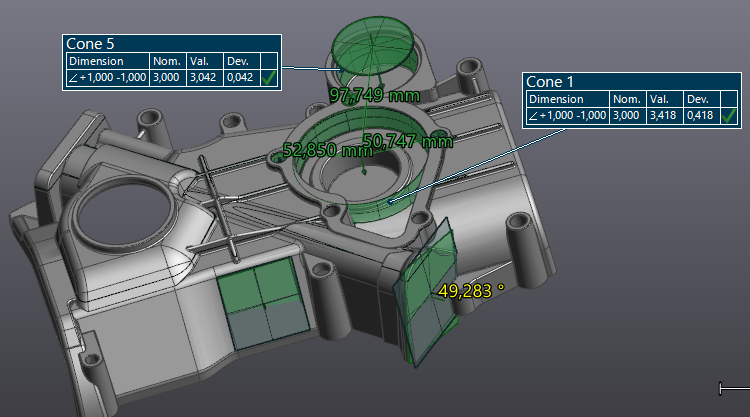 Извлечение объектов измерения