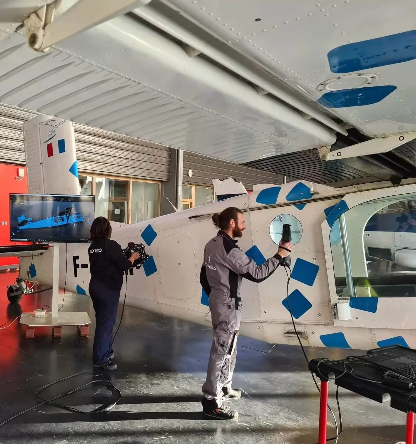 Электрификация самолета при помощи 3D‑сканирования и&nbsp;AR 